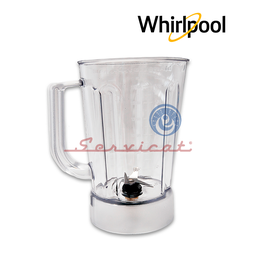VASO DE PLÁSTICO COMPLETO 1.65 LITROS ORIGINAL LICUADORA KITCHENAID - WHIRLPOOL