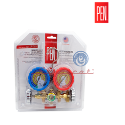 KIT DE MANÓMETROS ANALÓGICOS R1270 - R290 - R600A PEN REFRIGERADORA TODAS LAS MARCAS